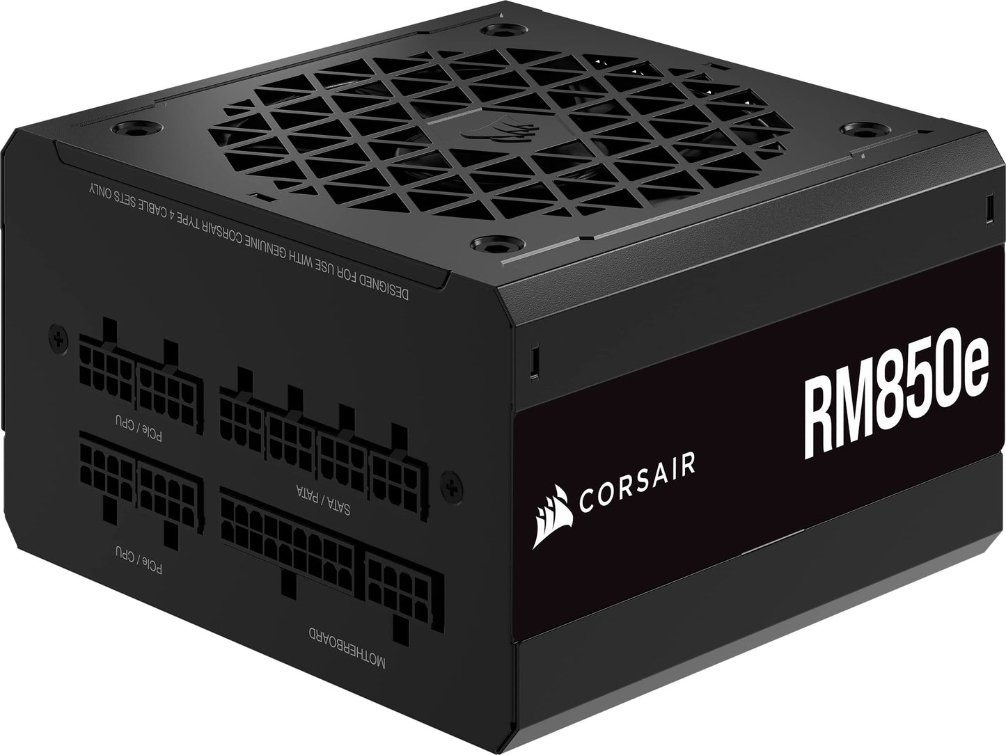 Corsair RM850e (2023) Fully Modular Low-Noise Power Supply - ATX 3.0 & PCIe 5.0 Compliant - 105°C-Rated Capacitors - 80 Plus Gold Efficiency - Modern Standby Support - Black RMe (2023) ATX 3.0 & PCIe 5.0 850 Watts