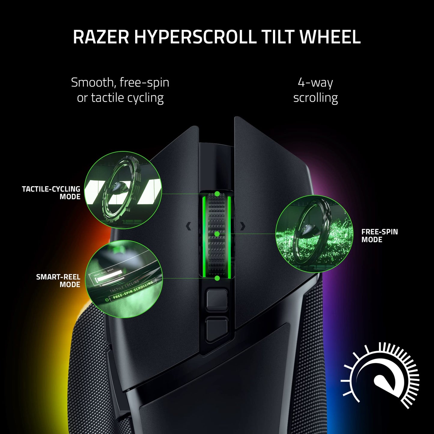 Razer Basilisk V3 Pro Customizable Wireless Gaming Mouse + Wireless Charging Puck Bundle