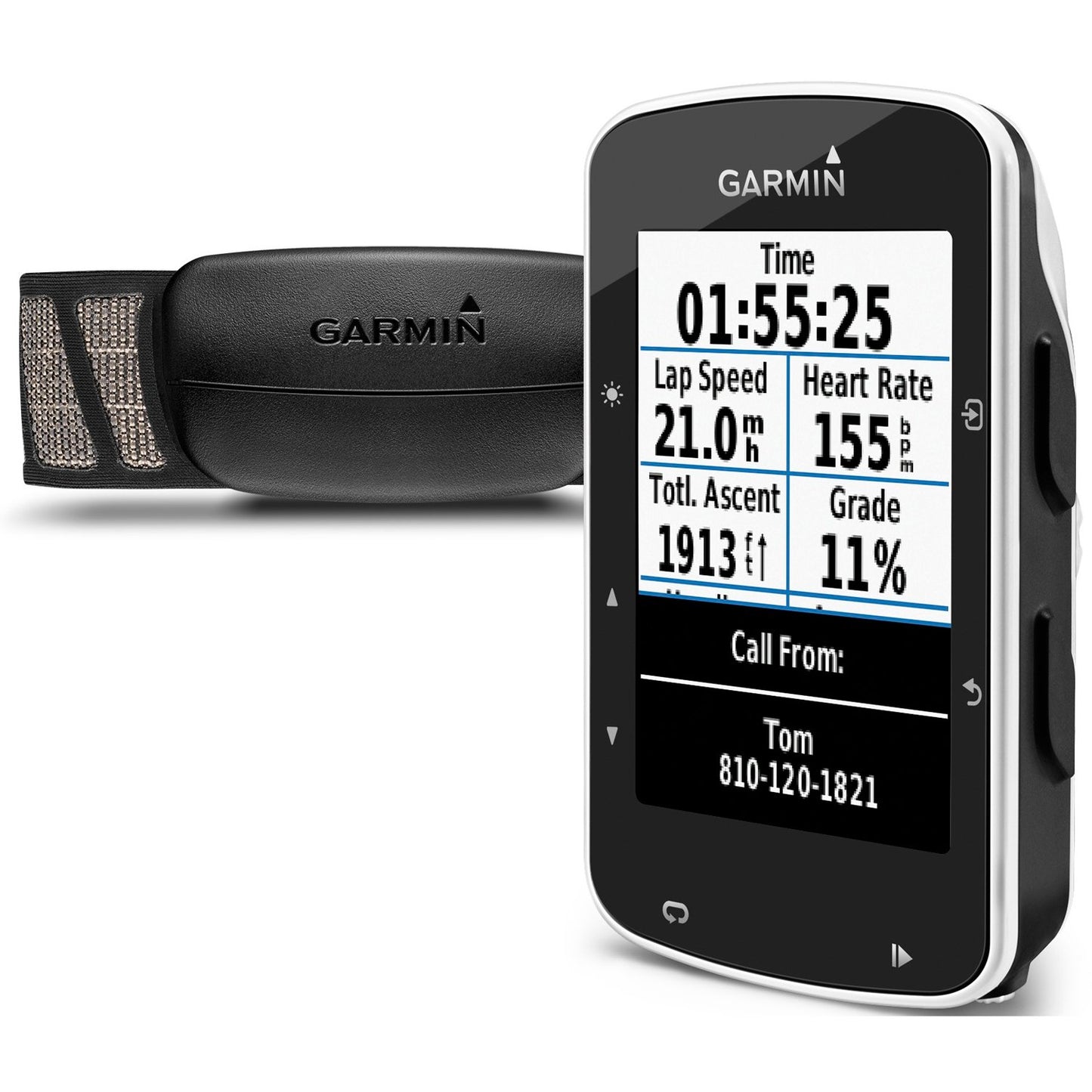 Garmin Edge 520 Bundle Bike GPS with Heart Rate Monitor