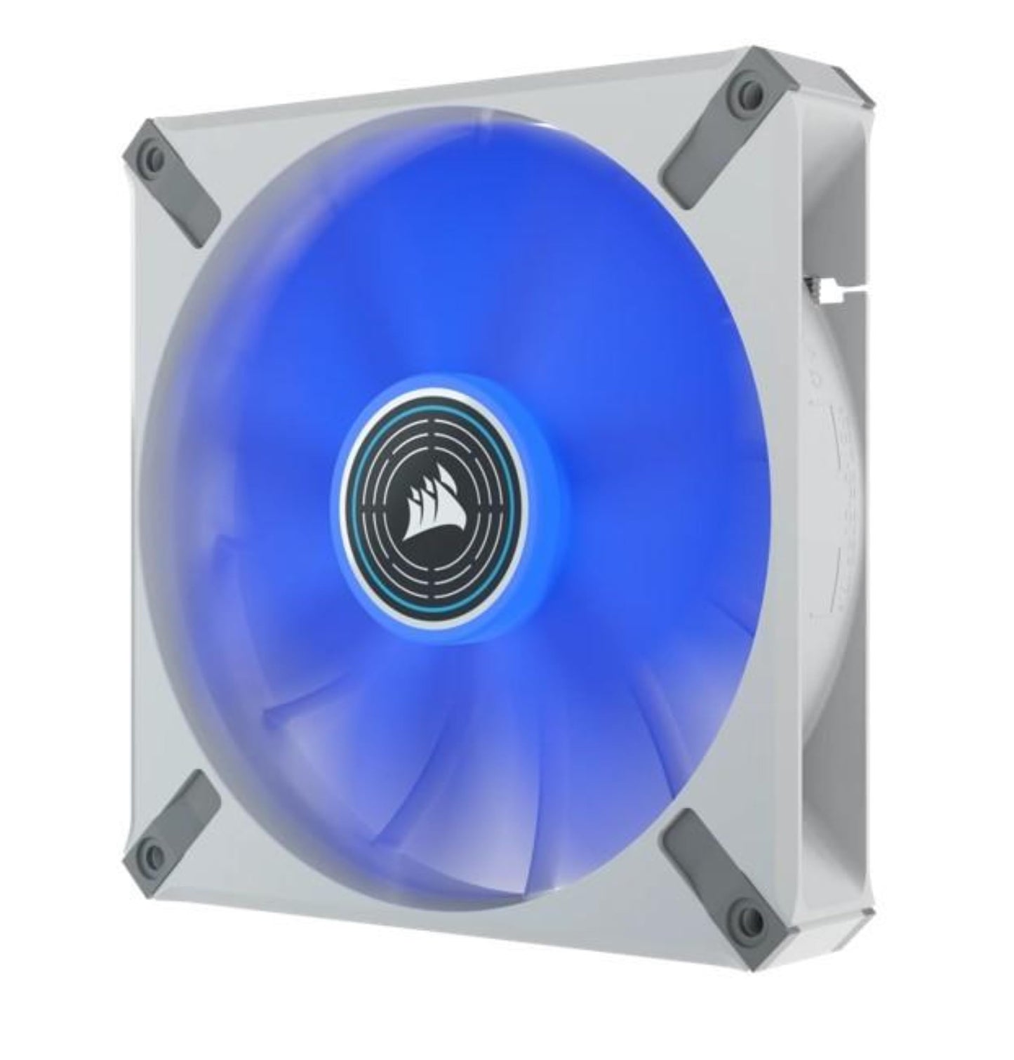 Corsair iCUE AF140 RGB Elite 140mm PWM Fan - Eight RGB LEDs - AirGuide Technology - Fluid Dynamic Bearing - Zero RPM Fan Mode - CORSAIR iCUE Software Compatible - White AF RGB ELITE Single (140mm)