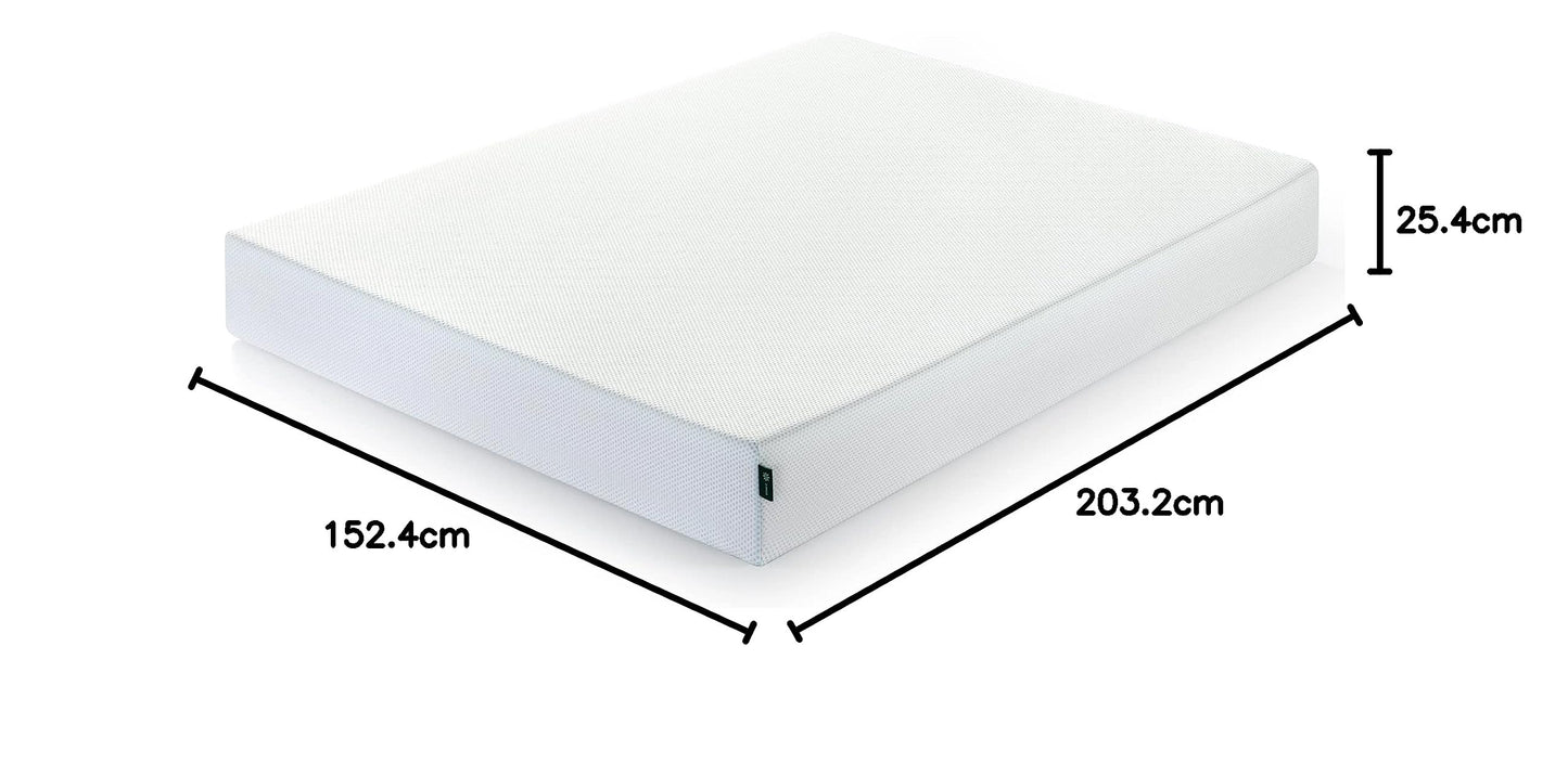 Zinus Queen Mattress, 10 Inch Green Tea Cooling Gel Memory Foam, Mattress in a Box, CertiPUR-US Certified with Pressure Relief Cool Sleep, 10 Years Warranty, Queen Size Original Big Box