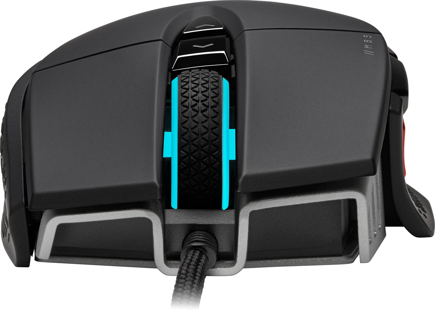 Corsair M65 RGB Ultra Tunable FPS Gaming Mouse Marksman 26,000 DPI Optical Sensor, Optical Switches, AXON Hyper-Processing Technology, Sensor Fusion Control, Tunable Weight System - Black M65 ULTRA WIRED