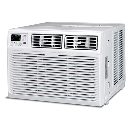 TCL 12,000 BTU 3 Fan Speed 8 Directional 550 Square Feet Coverage Cooling Window Air Conditioner with Reusable Filter LED Display, 12W3E1-A , White