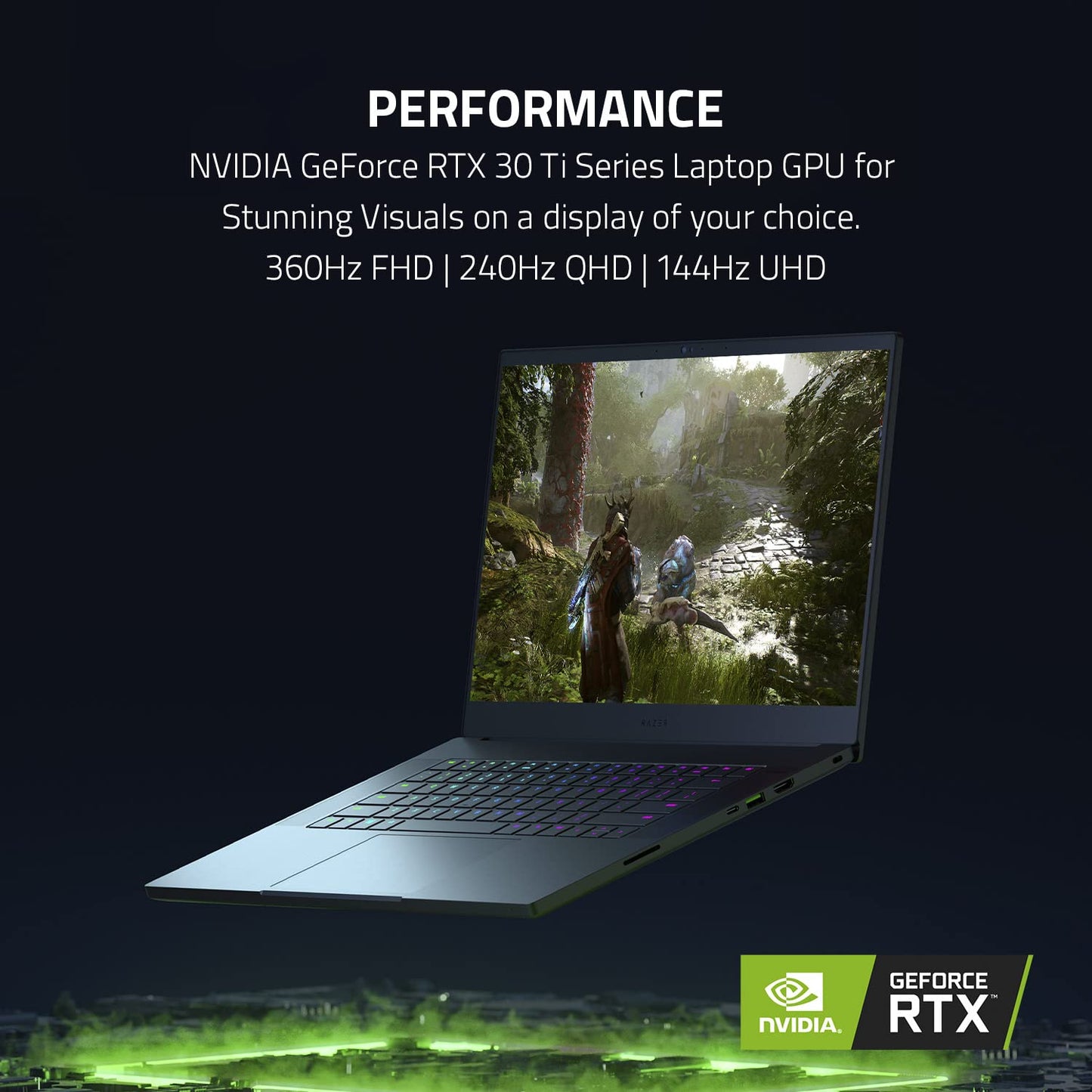 Razer Blade 15 Gaming Laptop: NVIDIA GeForce RTX 3070 Ti - 12th Gen Intel 14-Core i7 CPU - 15.6” QHD 240Hz - 16GB DDR5 RAM - 1TB PCIe SSD - Windows 11 - CNC Aluminum - Chroma RGB - Thunderbolt 4 Intel 12th Gen 16 GB 1 TB