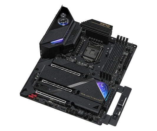 ASROCK Z590 Taichi Socket LGA1200/ Intel Z590/ Quad & 3-Way CrossFireX/ DDR4/ SATA3&USB3.2/ M.2/ WiFi&Bluetooth/ATX Motherboard