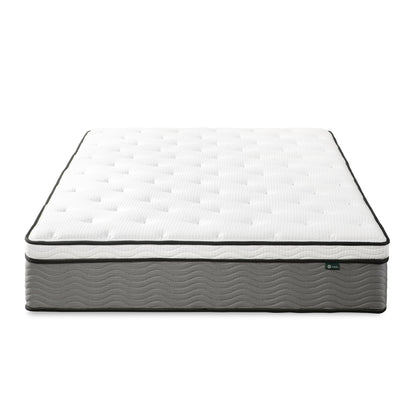 Zinus King Mattress - 12 Inch Foam and Pocket Coil Spring Hybrid Mattress, Extra Firm with Motion Isolation, Mattress in a Box, CertiPUR-US Certified Foam, 10-Year Warranty, King Size New Small Box