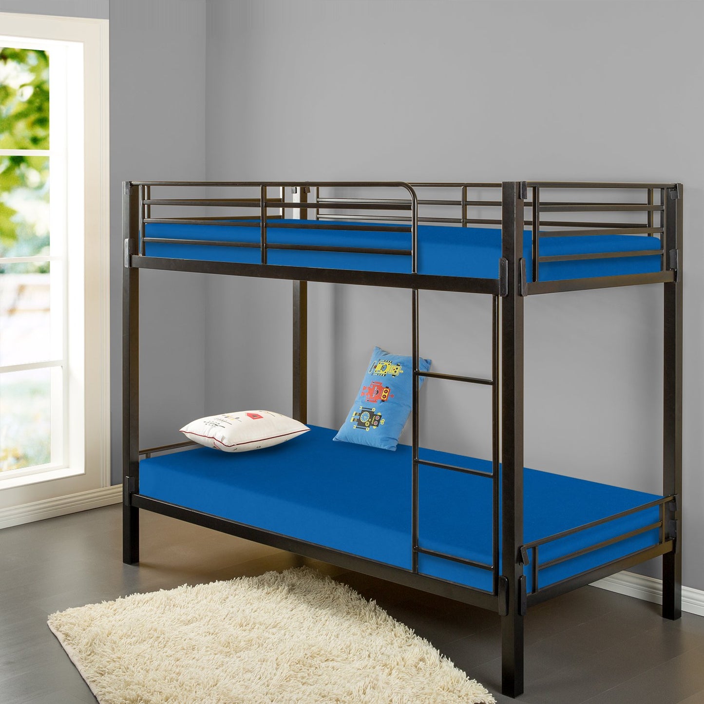 Zinus Memory Foam 5 Inch Bunk Bed / Trundle Bed / Day Bed / Mattress, Twin, Blue