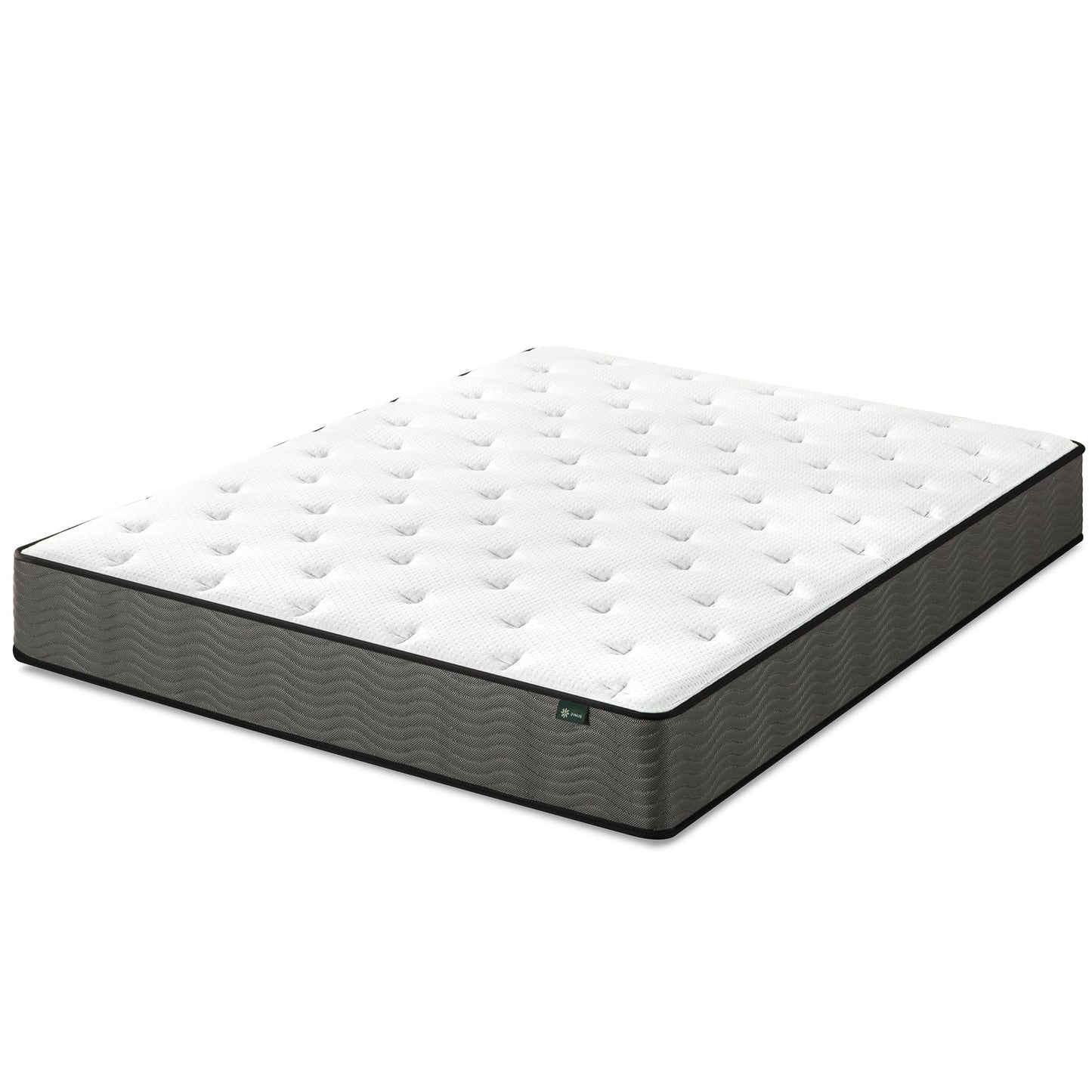 Zinus King Mattress - 10 Inch Foam and Pocket Coil Spring Hybrid Mattress, Extra Firm with Motion Isolation, Mattress in a Box, CertiPUR-US Certified Foam, 10-Year Warranty, King Size New Small Box