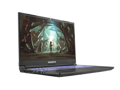 GIGABYTE G5 KF: 15.6" FHD 1920x1080 144Hz, NVIDIA GeForce RTX 4060 Laptop GPU, Intel Core i5-12500H, 8GB DDR4 RAM, 512G SSD, Win11 Home (G5 KF-E3US333SH) Black