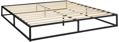 Zinus King Bed Frame - Joseph 10 inch Metal Bed Frame with Wood Slat Support, No Box Spring Needed, Easy Assembly - Minimalist Platform Bed Frame with Underbed Storage Space, King Size Original Big Box