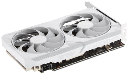 ASUS Dual GeForce RTX™ 3060 White OC Edition 12GB GDDR6 (PCIe 4.0, 12GB GDDR6, HDMI 2.1, DisplayPort 1.4a, 2-Slot Design, Axial-tech Fan Design, 0dB Technology, and More) Dual Fans RTX3060|OC|12G|White