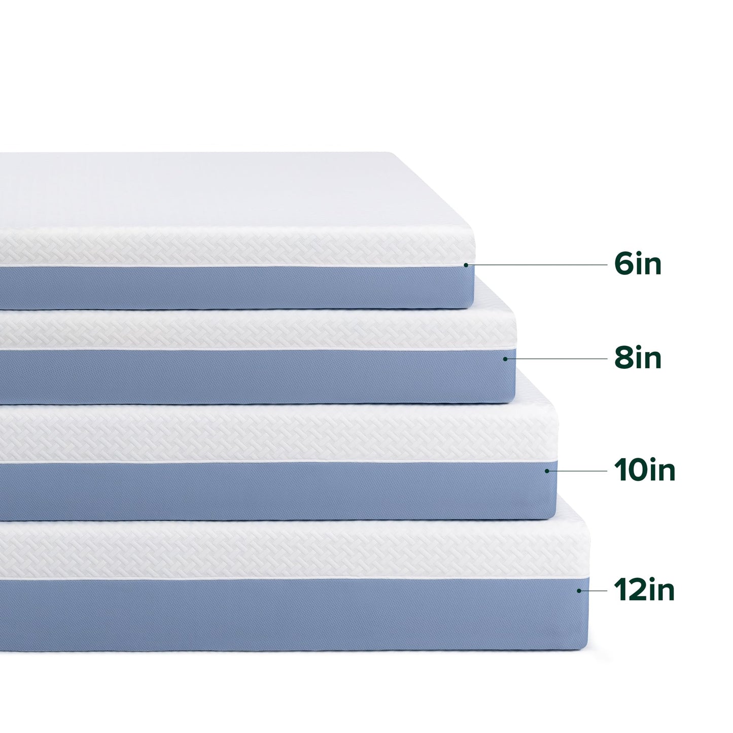 ZINUS 8 Inch Cooling Essential Memory Foam Mattress [New Version], Queen, Fiberglass Free, Medium Feel, Cooling Airflow Memory Foam, Certified Safe Foams & Fabric, Mattress in A Box White 8" Cooling New Small Box