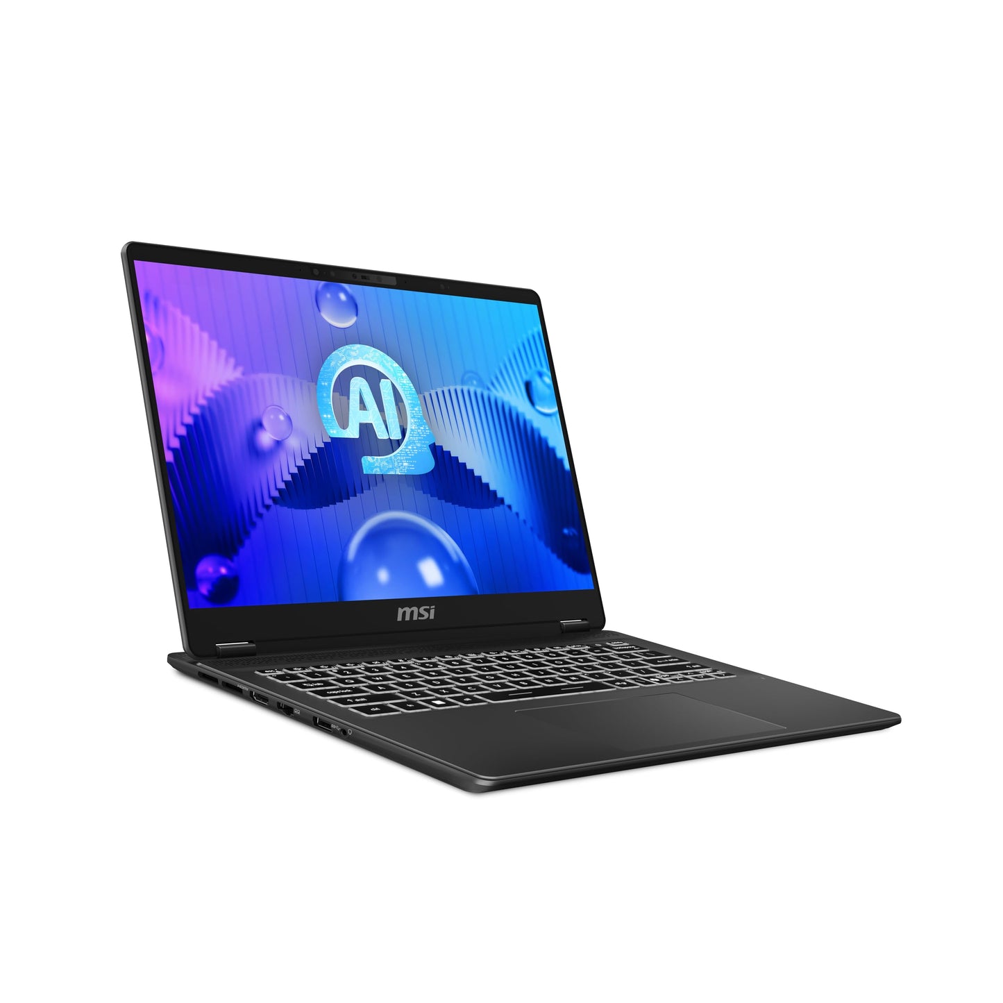 MSI Prestige 14 AI Studio C1UDXG-031CA 14" FHD+ 144hz Ultra Thin and Light Professional Laptop, Intel Core Ultra 5-125H, RTX3050, 16GB DDR5 Memory, 512GB NVMe SSD, Windows 11 Home