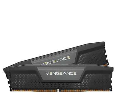 CORSAIR VENGEANCE DDR5 RAM 32GB (2x16GB) 5200MHz CL40 Intel XMP iCUE Compatible Computer Memory - Black (CMK32GX5M2B5200C40) 32GB (2x16GB)