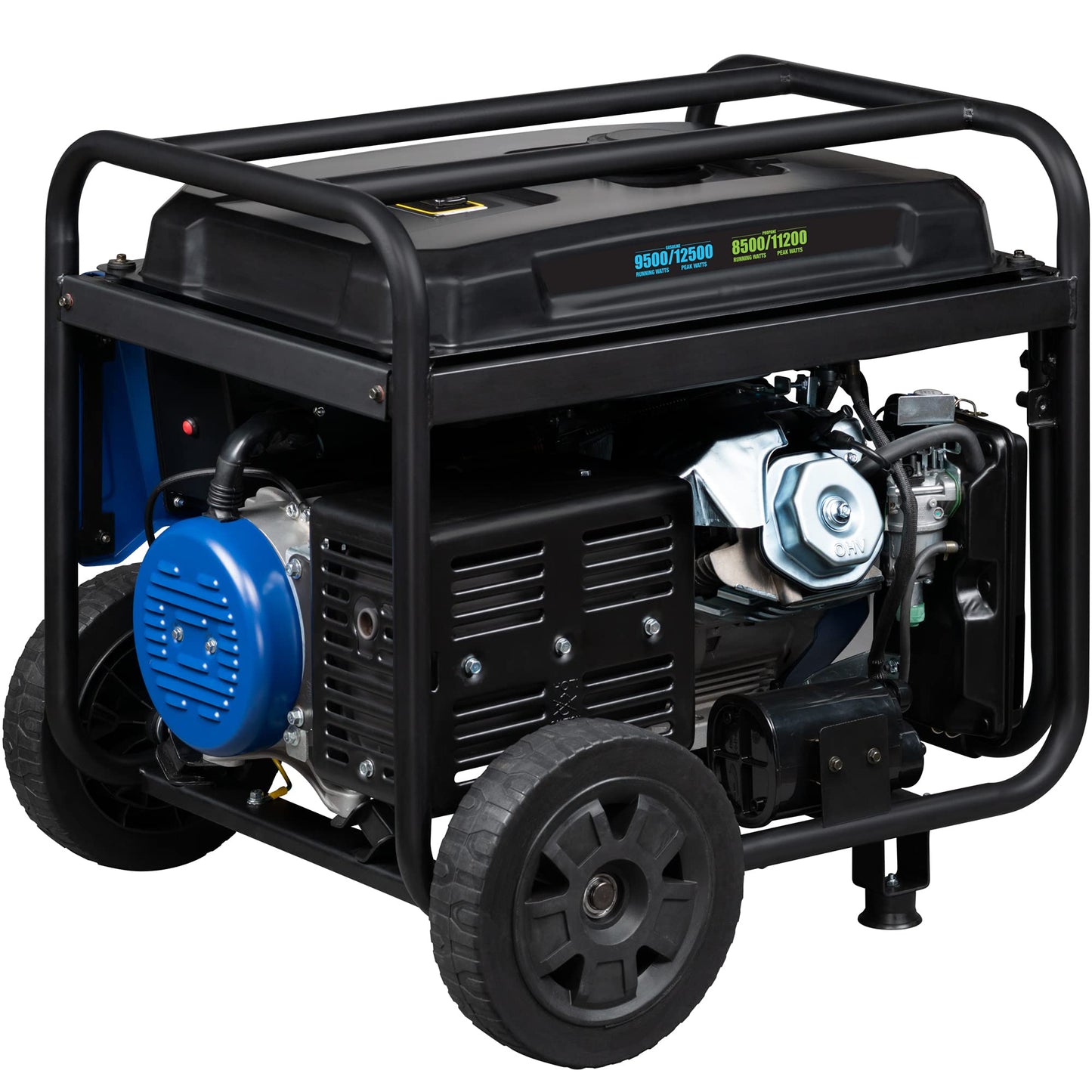 Westinghouse Outdoor Power Equipment 12500 Peak Watt Dual Fuel Home Backup Portable Generator, Remote Electric Start, Transfer Switch Ready, Gas and Propane Powered, CO Sensor 12500 Watts - Dual Fuel - CO Sensor