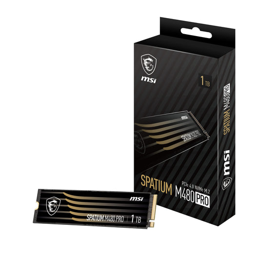 MSI SPATIUM M480 Pro PCIe 4.0 NVMe M.2 1TB Internal SSD High Speed Type S78-440L1G0-P83 HD4114 4) M480 Pro Gen4 1TB TLC