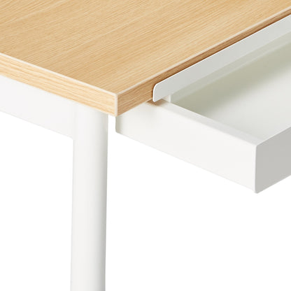 Zinus L-Shaped Corner Desk in Cream