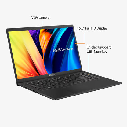 ASUS Vivobook F1500EA Laptop 2023 New, 15.6" FHD IPS Display, Intel i5-1135G7 4-Core, Iris Xe Graphics, 8GB DDR4, 256GB SSD, Wi-Fi 5, Win11 Home, DSO 32GB USB 8GB RAM | 256GB SSD Windows 11 Home