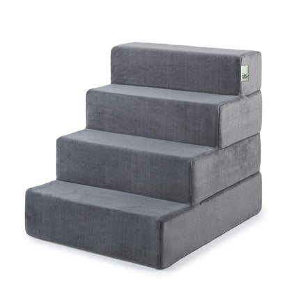 ZINUS Easy Pet Stairs, Pet Ramp, Pet Ladder, X-Large, Charcoal