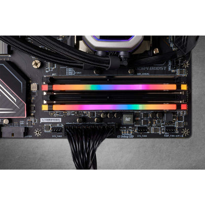 Corsair Vengeance RGB Pro 32GB (2x16GB) DDR4 3600 (PC4-28800) C18 AMD Optimized Memory – Black