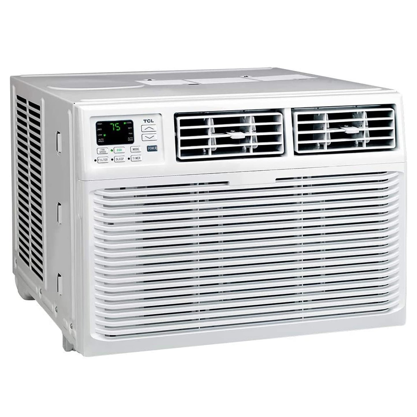 TCL 12,000 BTU 3 Fan Speed 8 Directional 550 Square Feet Coverage Cooling Window Air Conditioner with Reusable Filter LED Display, 12W3E1-A , White