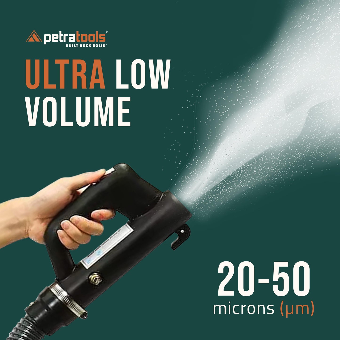 PetraTools ULV Fogger - Fogger Machine, Mist Blower, Ultra Low Volume Fogger Sprayer, Electric Fogger for Cleaning & Growers (2-Gallon)