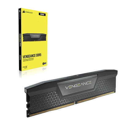 CORSAIR VENGEANCE DDR5 RAM 32GB (2x16GB) 5200MHz CL40 Intel XMP iCUE Compatible Computer Memory - Black (CMK32GX5M2B5200C40) 32GB (2x16GB)