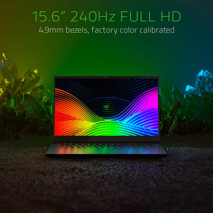 Razer Blade 15 Gaming Laptop 2019 - Intel Core i7-9750H 6 Core, GeForce RTX 2070 Max-Q, 15.6" FHD 1080p 240Hz, 16GB RAM, 256GB SSD, CNC Aluminum, Chroma RGB Lighting, Thunderbolt 3 Compatible 9th Gen i7-9750H RTX 2070 Max-Q FHD 240Hz 256GB