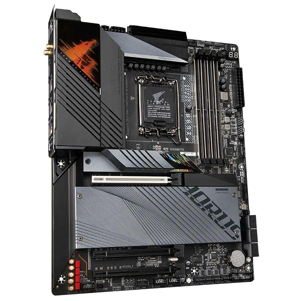 Gigabyte Z690 AORUS ULTRA ATX Motherboard - Supports 12th Gen Intel Core Processors (LGA 1700), 16+1+2 Digital VRM, DDR5-6200(OC) Memory, Fully Covered Thermal Design, 4x PCIe 4.0 M.2 & WIFI6 802.11ax