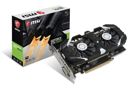 MSI Computer V809-2277R Video Card (GTX 1050 TI 4GT OC) GTX 1050 TI 4GT OC 4GB