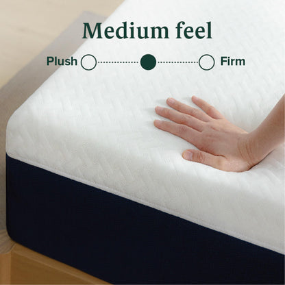 Zinus 10 Inch Cooling Comfort Hybrid Mattress [New Version], Full, Fiberglass Free, Medium Firm Feel, Motion Isolation, Certified Safe Foams & Fabric, Mattress in A Box 10" Cooling Hybrid New Small Box