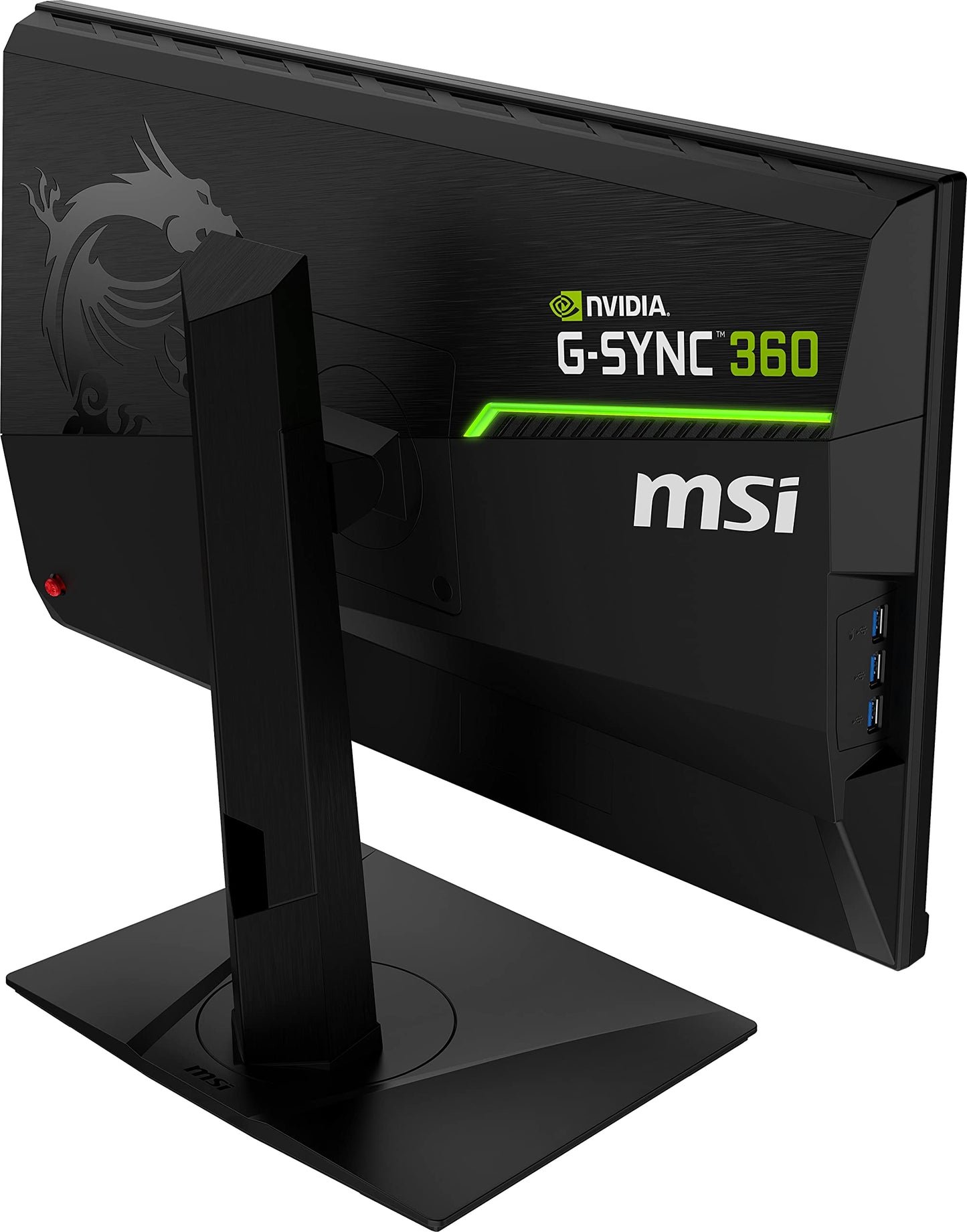 MSI Full HD 1920 x 1080 360Hz 0.5ms Built-in USB Hub DisplayPort HDMI G-Sync Technology Built-in RGB Narrow Bezel LED Backlit Gaming Monitor (Oculux NXG253R)