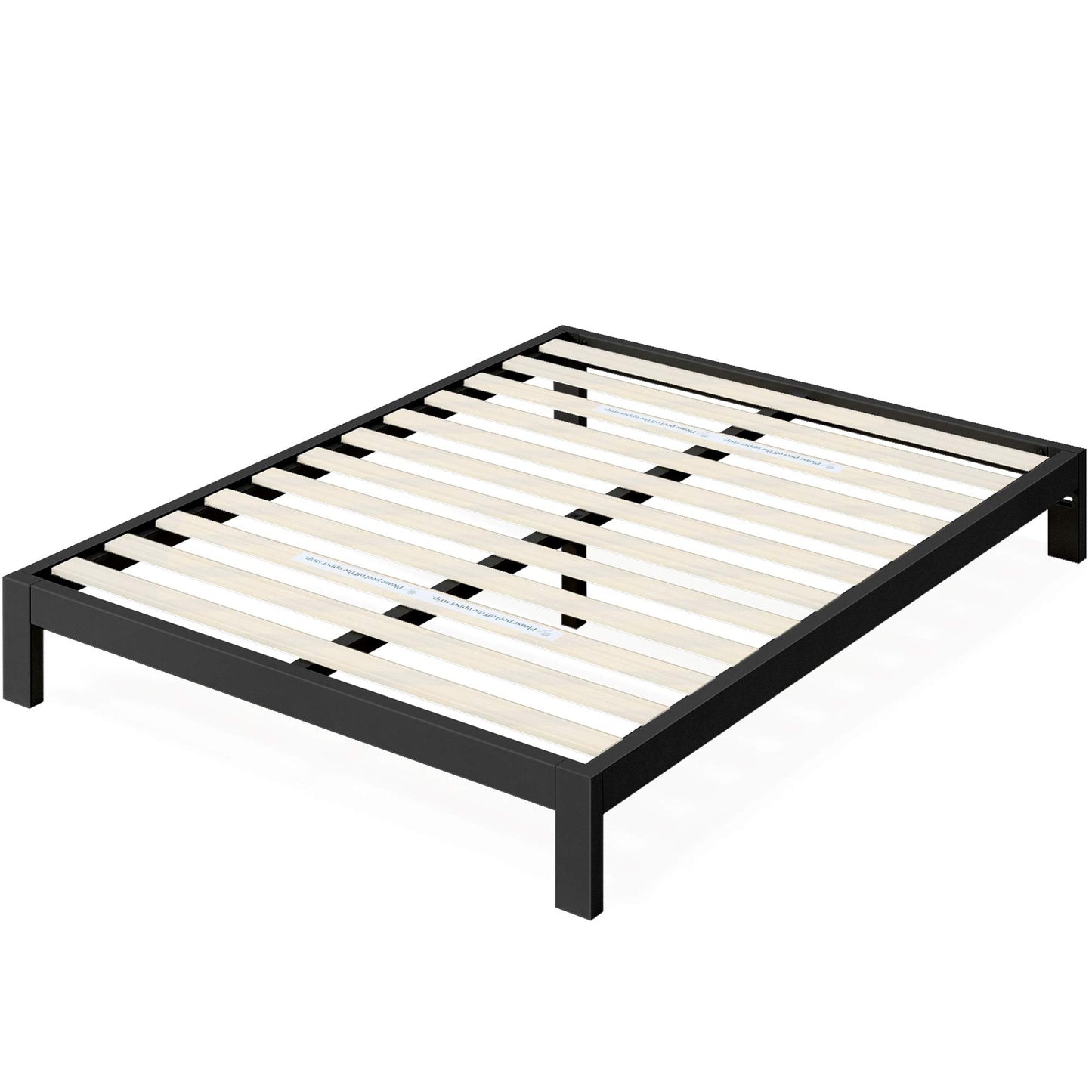 Zinus Full Bed Frame - Arnav 10 inch Metal Bed Frame with Wood Slat Support, No Box Spring Needed, Easy Assembly - Minimalist Platform Bed Frame with Underbed Storage Space, Full Size Modern