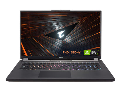 GIGABYTE AORUS 17 XE5: 17.3" FHD 1920x1080 IPS-Level Display, Intel Core i7-12700H, NVIDIA GeForce RTX 3070 Ti Laptop GPU 8GB GDDR6, 16GB DDR5 RAM, 1TB SSD, Win11 Home (AORUS 17 XE5-73US534SH)