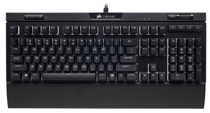 Corsair Strafe RGB MK.2 Mechanical Gaming Keyboard - USB Passthrough - Linear and Quiet - Cherry MX Red Switch - RGB LED Backlit