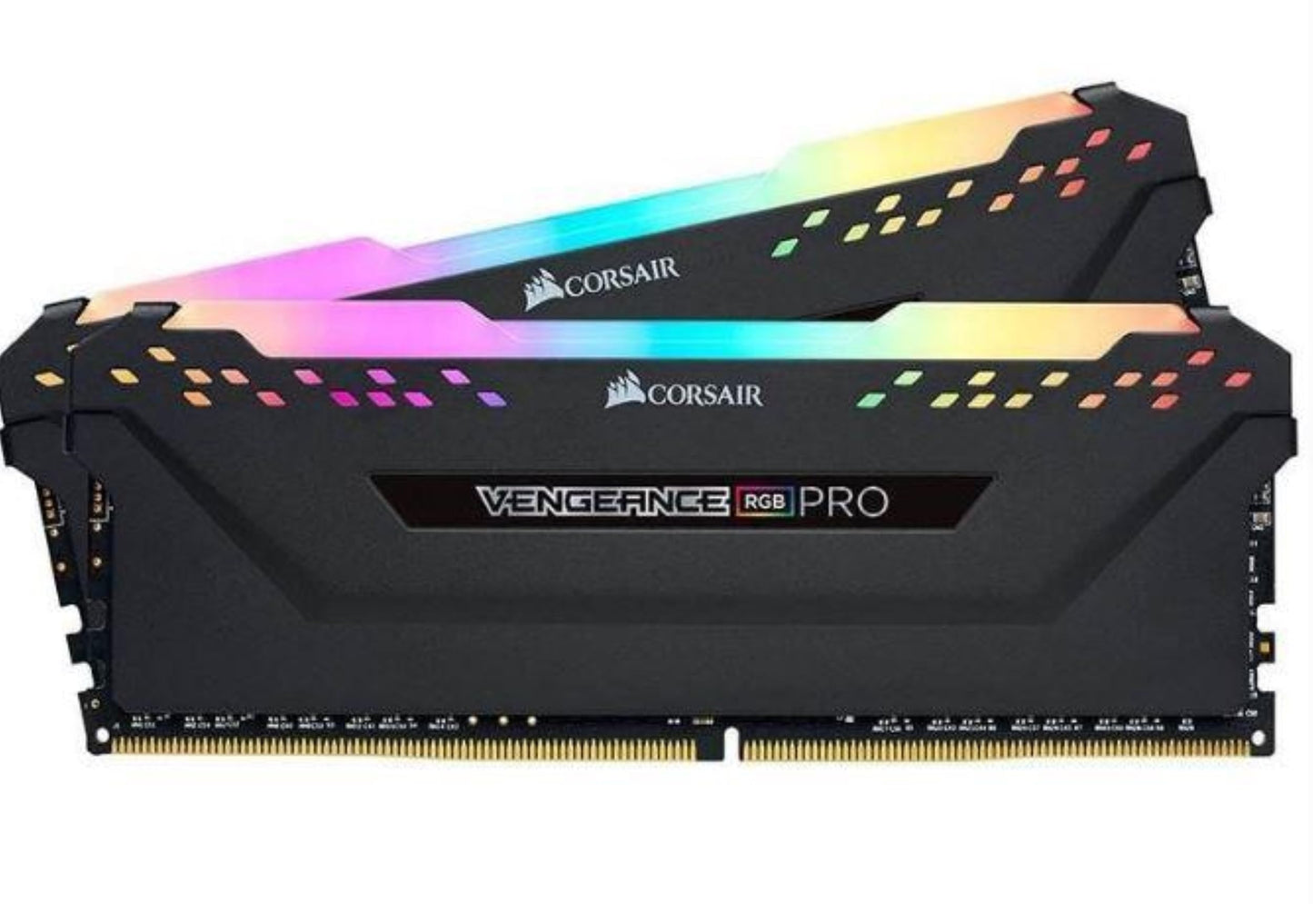 CORSAIR VENGEANCE RGB PRO 16GB (2x8GB) DDR4 2666MHz C16 LED Desktop Memory - Black