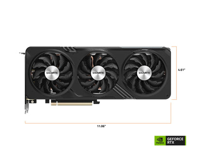 GIGABYTE GeForce RTX 4060 Ti Gaming OC 16G Graphics Card, 3X WINDFORCE Fans, 16GB 128-bit GDDR6, GV-N406TGAMING OC-16GD Video Card