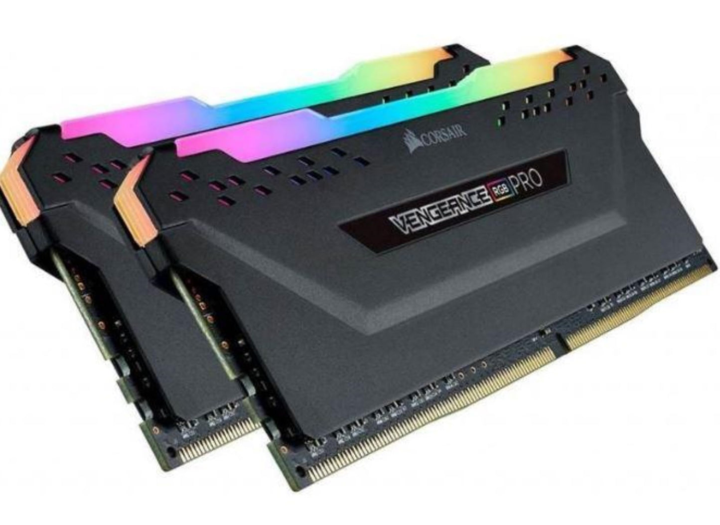 CORSAIR VENGEANCE RGB PRO 16GB (2x8GB) DDR4 2666MHz C16 LED Desktop Memory - Black