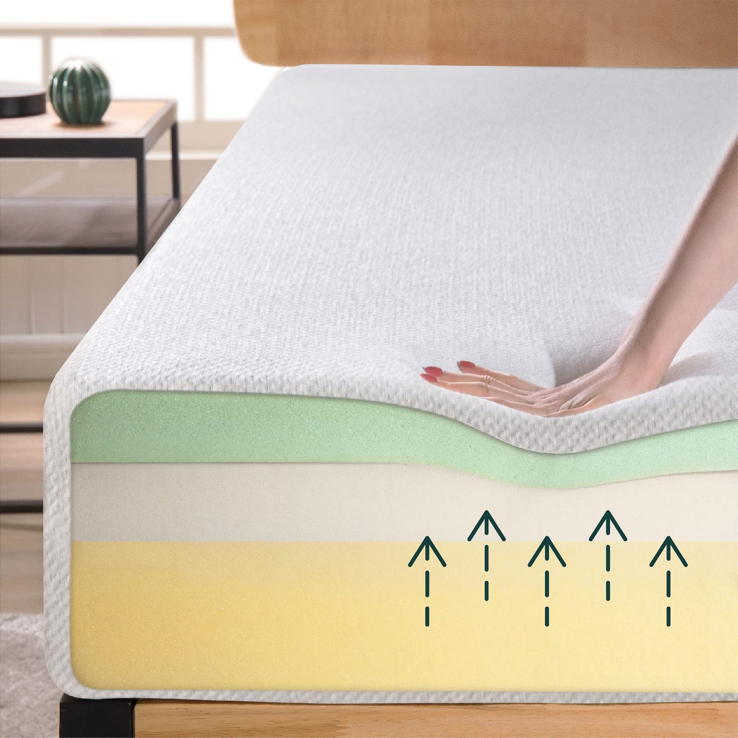 Zinus 8 Inch Ultima Memory Foam Mattress / Pressure Relieving / CertiPUR-US Certified / Bed-in-a-Box, Twin