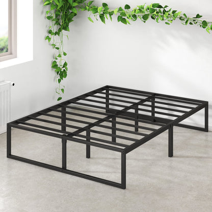 Zinus Full Bed Frame – Lorelai 14 inch Bed Frame with Steel Slat Support, Heavy Duty Metal Construction, Easy Assembly, No Box Spring Needed – Platform Bed Frame with Underbed Storage Modern Original Big Box