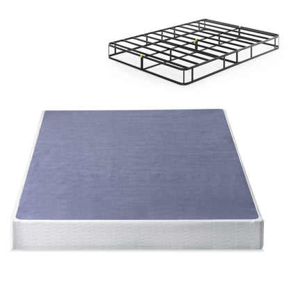 ZINUS 7 Inch Metal Smart Box Spring / Mattress Foundation / Strong Metal Frame / Easy Assembly, Queen Original Big Box