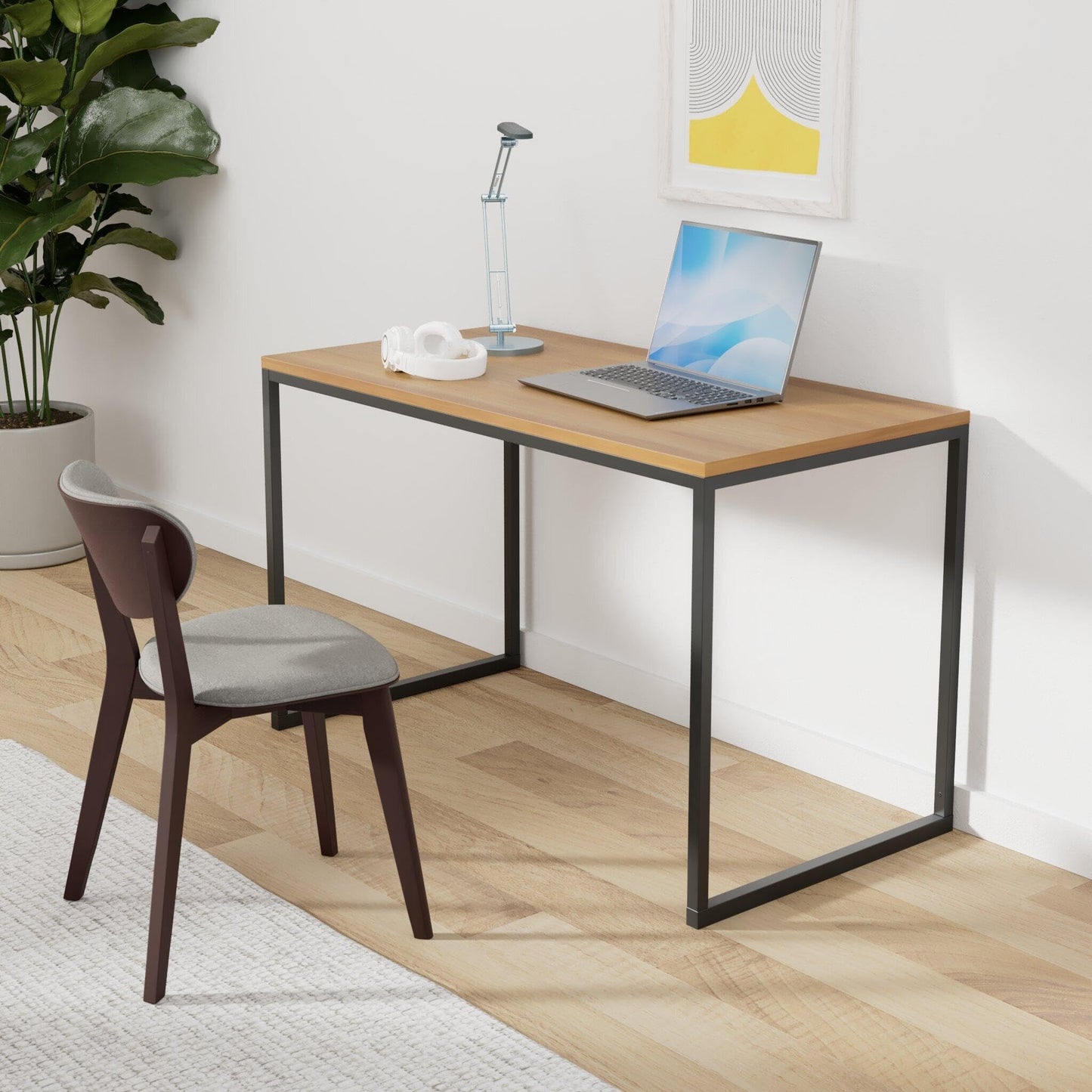 Zinus Modern Studio Collection Soho Desk / Table / Computer Table 47 Inch Brown