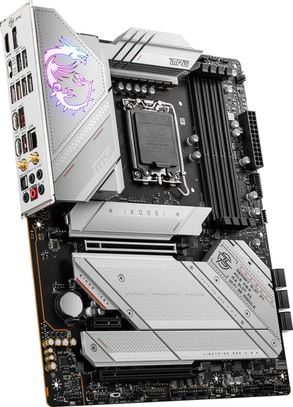 MSI MPG Z790 Edge WiFi DDR4 Gaming Motherboard (Supports 12th/13th Gen Intel Processors, LGA 1700, DDR4, PCIe 5.0, M.2, 2.5Gbps LAN, USB 3.2 Gen2, Wi-Fi 6E, ATX)