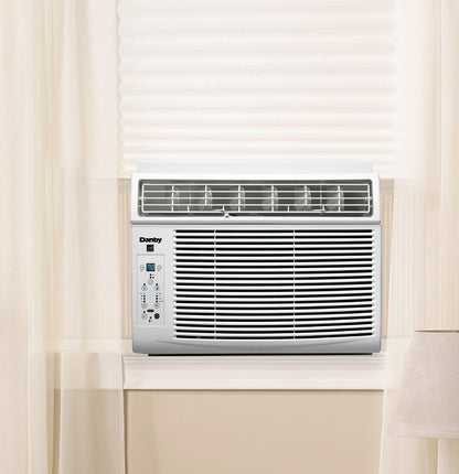 Danby DAC100EB1WDB 10,000 BTU Window Air Conditioner, 3 Cooling and Fan Settings, Electronic Controls with LED Display, Ideal For Rooms Up To 450 Square Feet