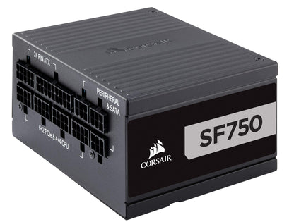 Corsair SF Series, SF750, 750 Watt, SFX, 80+ Platinum Certified, Fully Modular Power Supply (CP-9020186-NA) 750 Watts