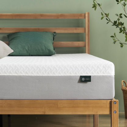 Zinus Full Mattress - 8 Inch Green Tea Essential Memory Foam Mattress, Affordable Mattress, Pressure Relief, CertiPUR-US Certified Foam, Mattress in a Box, 10-Year Warranty, Full Size 8" Green Tea New Small Box