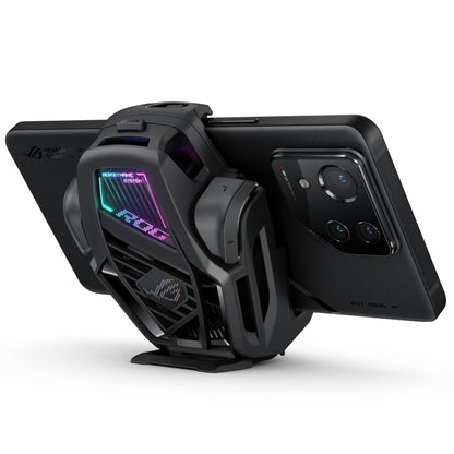 ASUS ROG AeroActive Cooler X Fan, Built-in Tripod, 2 Physical Buttons, 3.5mm Jack Headphone Port, USB Type-C Port