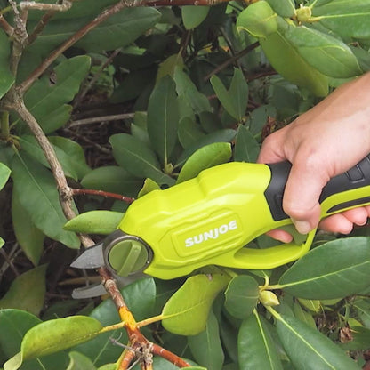 Sun Joe PJ3600C 3.6-Volt Rapid Cutting Cordless Rechargeable Power Pruner Green