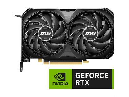 MSI Gaming GeForce RTX 4060 Ti 8GB GDRR6 128-Bit HDMI/DP Nvlink TORX Fan 4.0 Ada Lovelace Architecture Graphics Card (RTX 4060 Ti Ventus 2X Black 8G OC)