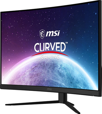 MSI G32C4X, 32" Gaming Monitor, 1920 x 1080 (FHD) Curved Gaming Monitor, 1 ms, 250Hz, FreeSync, 1500R, HDMI, DisplayPort, Tilt Adjustable.